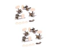 Abaodam 4pairs Guitar Tuning Pegs Keys Machine Heads for Acoustic Guitar String Pegs Tuning Keys Replacement Accessories for Beginners