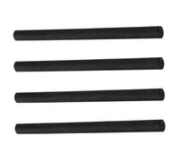 Abaodam 4pcs 6mm Diameter Graphite Carbon Electrodes Conductive Rods for Electrochemical Experiments and Refining, Heat-resistant Graphite Mixing Sticks for Laboratory Use