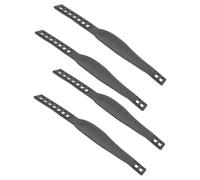 Abaodam 4pcs Adjustable Bicycle Pedal Straps Heavy Duty Elastic Foot Straps for Stationary Exercise Bike Pedals Fit Cycling Accessories for Secure and Stable Workouts