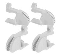 Abaodam 4pcs Adjustable Boat Bumper Clips Grade Nylon and Metal Dock Bumper Guards Quick Release Pontoon Rail Cleats for Weatherproof Heavy-duty Protection in Port and Sea Use