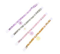 Abaodam 4pcs Adjustable Chrysanthemum Collar for Pet Cat Kitten Daisy Flower Design Safe Neckwear for Indoor Outdoor Use