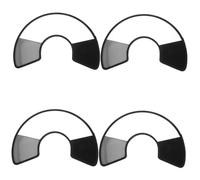 Abaodam 4pcs Adjustable Pet Cone Collar for Dogs and Cats Protective Elizabethan Neck Barrier Anti-bite Lick Wound Healing Safety Collar for Puppies and Kittens After Surgery