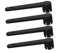 Abaodam 4pcs Air Valve Wrench Spanner Tooth Anti-Slip Design for Inflatable Boats Kayaks Canoes Rafts and Paddleboards Corrosion-Resistant Repair Tool Portable Black