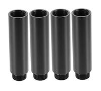 Abaodam 4pcs Aluminum Alloy Mic Bracket Extension Tube for Enhanced Recording Stable Extension Rod Compatible Various Microphones for Studio Radio and Broadcast Use