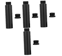 Abaodam 4pcs Aluminum Alloy Mic Extension Mount for Shock-mount Arm Stand Compatible Microphone Desk Stand and Boom Arm Mic