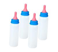 Abaodam 4Pcs Animal Feeding Bottle for Lambs Goats Calves Nursing Feeder for Small Animal Nutrient Intake Growth Cozy Hand Operated Feeding Experience