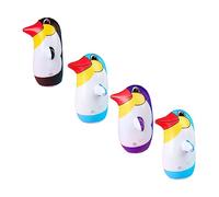 Abaodam 4Pcs Animal Tumbler Figurine Adorable Penguin Decoration for Home Office and Playtime Safe Durable PVC Material for Endless Fun