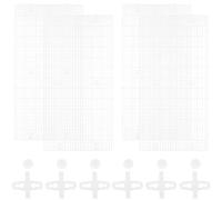 Abaodam 4pcs Aquarium Divider Fish Tank Divider Board Pp Material 11.79x5.89x0.20in with Suction Cup Aquarium Isolation Increase Survival Rate for Fish Tanks