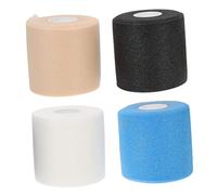 Abaodam 4pcs Athletic Wrap Breathable Foam Tape for Sports Injuries Flexible Support for Ankle Wrist and Joint Protection