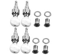 Abaodam 4pcs Banjo Tuning Peg Replacement Locking Tuners and Planetary Tuning Pegs for Banjo String Key