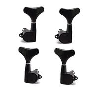 Abaodam 4pcs Bass Guitar Tuning Pegs String Bass Machine Heads Tuners Ibanez Compatible Tuning Pegs Keys Heavy Duty Gears