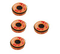 Abaodam 4pcs Bell Ring Bag Tingsha Cymbals Case Finger Cymbals Bell Holder for Belly Dance Practice Storage and Travel