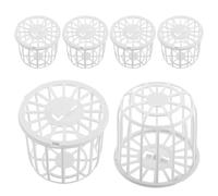 Abaodam 4pcs Bird Nest Basket Plastic Nesting Box for Finch Canary Breeding Supplies Parrot Cage Hut Organizer