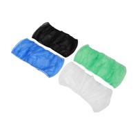 Abaodam 4pcs Birdcage Cover Mesh Netting High-density Dustproof Parrot Cage Seed Catcher Breathable Stretchy Skirt Protector for Small Parrots Cockatiels Canaries