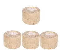 Abaodam 4pcs Box Wooden Haircut Storage Holder First Haircut Keepsake Kit for Boys and Girls
