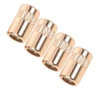 Abaodam 4pcs Brass Electric Guitar Knobs Guitar Toggle Switch Caps Replacement Knobs for Electric Bass Tuning Pegs for Band Gig Recording Studio and Home Practice