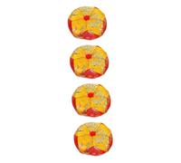 Abaodam 4pcs Buddhist Sound Bowl Cushion Tibetan Singing Bowl Pad Embroidered Design and Comfortable Mat for Meditation and Balancing Activities
