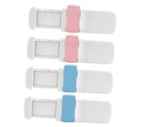 Abaodam 4pcs Cabinet Door Safety Lock Lock Security Protection Buckle for Cupboard Safety Boys and Girls Door