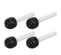 Abaodam 4pcs Car Door Pull Knobs Replacement Lock Knobs Zinc Alloy Universal Fit Plug and Play Black Rhinestone Vehicle Interior Accessories for Special Occasions and Travel