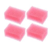 Abaodam 4pcs Carnival Stipple Sponge Small round Facial Sponges Pink Safe to Skin Covering Eyebrows for Haunted House and Halloween Special Effects Makeup