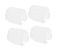 Abaodam 4pcs Cartridge Protective Cover Record Player Stylus Guard Stylus Needle Covers Vinyl Record Needle Plastic for Turntable Protectors Player Reusable