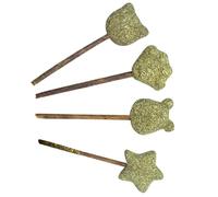 Abaodam 4pcs Catnip Lick Stick Kit Catnip Ball Lollipop Pet Snack Cat Sweet Healthy Cat Essentials