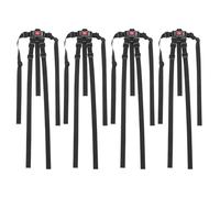 Abaodam 4pcs Chair Safety Rope High Chair Straps Safety Harnesses for High Security Straps Five-Point Harness Stroller Pram Harness Black