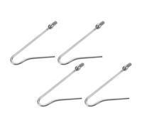 Abaodam 4pcs Chicken Catcher Leg Hooks Poultry Grabbing Tool with Reinforced Steel Hook for Small Farm Coops and Pastures, Quick Secure Catching Accessory for Chickens and Turkeys