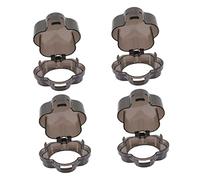 Abaodam 4pcs Childproof Oven Knob Covers for Child Safety, Plastic Stove Knob Locks to Prevent Residential Fire, Suitable for Gas Cooker Protection in Kitchen