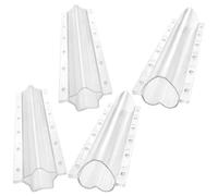 Abaodam 4pcs Cucumber Mold Vegetable Grow Forming Molds for Gardening Acrylic Star Heart Shape Fruit Shaping Observe Growth