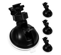 Abaodam 4pcs Dash Cam Suction Cup Mount Bracket with Single Arm and T-shape Slot, Windshield Camera Holder Replacement Accessory for Car Driving Recorders