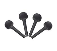 Abaodam 4pcs Diy Violin Tuning Pegs Ebony Wood Violin Tuner Accessories String Instrument Parts