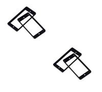 Abaodam 4pcs Double Coil Electric Guitar Pickup Ring Humbucker Frame Mounting Ring for Guitar Accessories