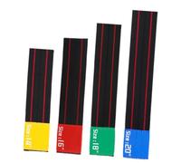 Abaodam 4pcs Drum Cymbal Mute Sound Dampening Belts for Cymbals Easy to Install Practice Silencers for Quiet Drumming Sessions