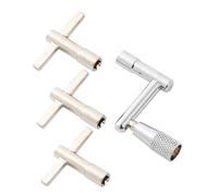 Abaodam 4pcs Drum Tuning Keys Set with Fast Loading and Unloading Wrenches, Hand Drummer Essential Instrument Accessories for Acoustic and Electronic Drum Maintenance