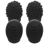 Abaodam 4pcs Drumstick Dampeners Silicone Tips Mute for Silencing Drumming Practice Prevent Clacking Sound Solid Surfaces for Quiet Home Drumming Sessions