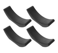 Abaodam 4pcs Dumbbell Rack Rubber Pads Heavy-duty Shockproof Weight Storage Liners for Home Gym Floor Protection Non-slip Barbell Holders Multipurpose Workout Equipment Accessories