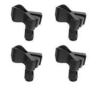 Abaodam 4Pcs Durable Plastic Microphone Holders Mic Clips for Easy Use Lightweight and Practical Design for Sharing with Friends and Family