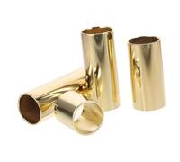 Abaodam 4pcs Electric Guitar Slide Metal Guitar Slide Ring for Acoustic Finger Protector for Suitable for Country Jazz Blues