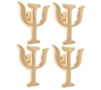 Abaodam 4pcs Elegant Alloy Brooch Pins for Psychologists, Versatile Decorative Metal Lapel Badges, Stylish Gold Pins Suitable for School and Party Favour Use