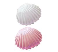 Abaodam 4pcs Emulation Shell Desktop Ornament Shell for Photography Props Storage Box for Home Decor and Displaying Collection