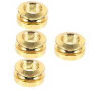 Abaodam 4pcs Endpin Jack Screw for Acoustic Guitar Thread Easy Installation Replacement Pickup Tail Pin Cap for Guitar Strap Smooth Design Compatible Electric