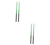Abaodam 4pcs Felt Drum Sticks Music Drumsticks Performance Drum Mallets Bass Stick Percussion Instrument