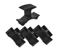 Abaodam 4pcs Finger Clip Whistle Holder for Referees Sports Officials Police Gear Plastic Match Whistle Clamp