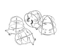 Abaodam 4pcs Fire Sprinkler Head Shield Industrial-grade Flame Resistant Metal Cage Protector for Ceiling Mounted Sprinklers Reusable Cover for Warehouse Commercial Building Safety