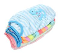 Abaodam 4Pcs Flannel Warm Dog Clothes for Small Breeds Cute Sleeveless Pet Outfits Comfortable Easy to Wear for Pomeranian Schnauzer for Festivals
