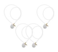 Abaodam 4pcs Flexible Plastic Aerosol Can Nozzle Extension Wand Kit for Car Air Conditioning System Cleaning, Easy Spraying into Every Corner, Prevents Air Conditioning System Failures,