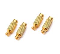Abaodam 4pcs Genuine Electric Guitar Chrome Bridge Studs Tremolo Bridge Studs for