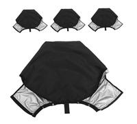 Abaodam 4pcs Golf Bag Covers Rain Protection Dustproof Shield for Travel and Outdoor Storage Lightweight Collapsible Golf Club Protective Hood
