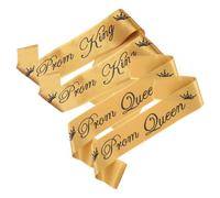 Abaodam 4pcs Graduation Party Sashes, Prom Queen Cloth Shoulder Strap with Sturdy and Comfortable Material, Beautiful Colour and Delicate Detail, Grad Party Supplies for Students